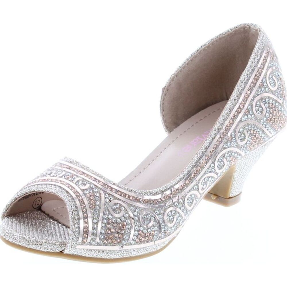 Bella Marie Truly-5 Champagne ToddlerG sandals 10 NEW